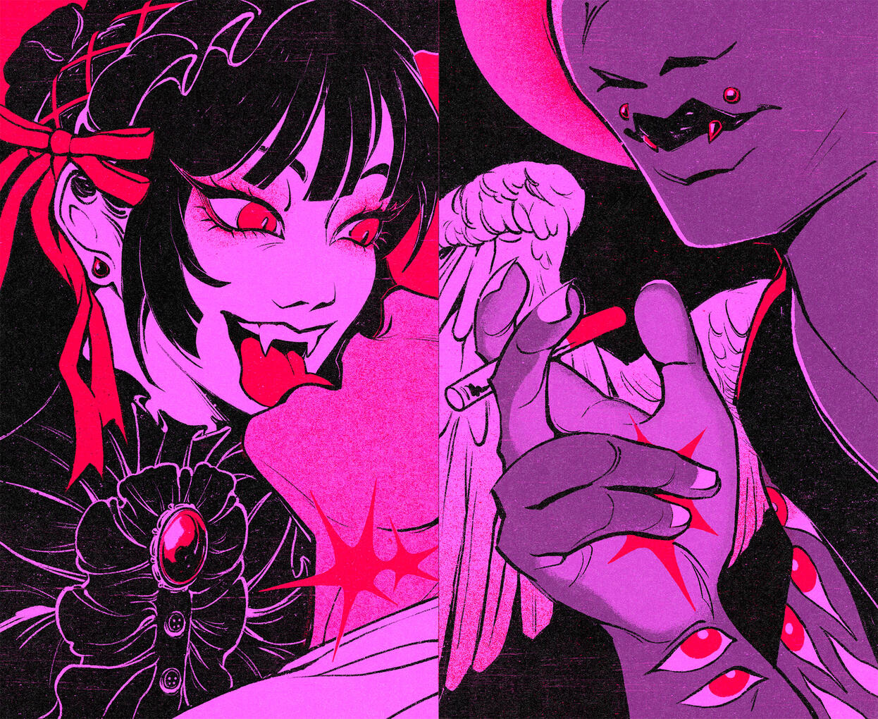 Monstergirls (original), 12 pages